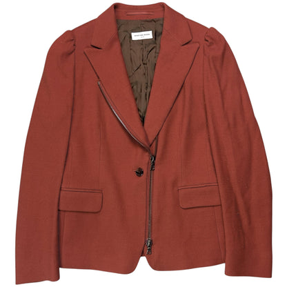 Dries Van Noten Zip Brushed Wool Blazer - AW11
