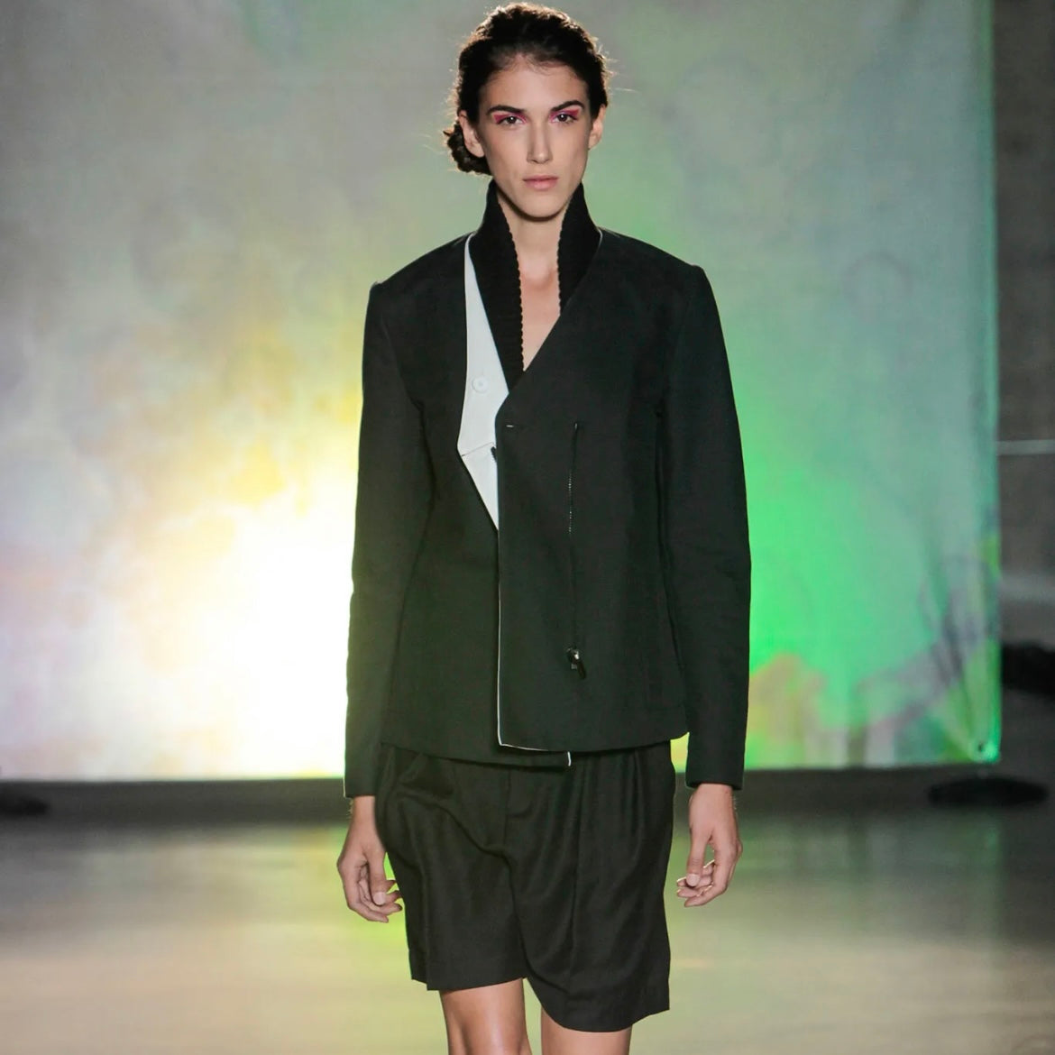 MM6 Maison Martin Margiela Collarless Zip Blazer - SS14