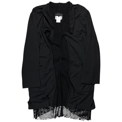 Comme des Garcons Fishnet Layered Drape Cardigan - AW91