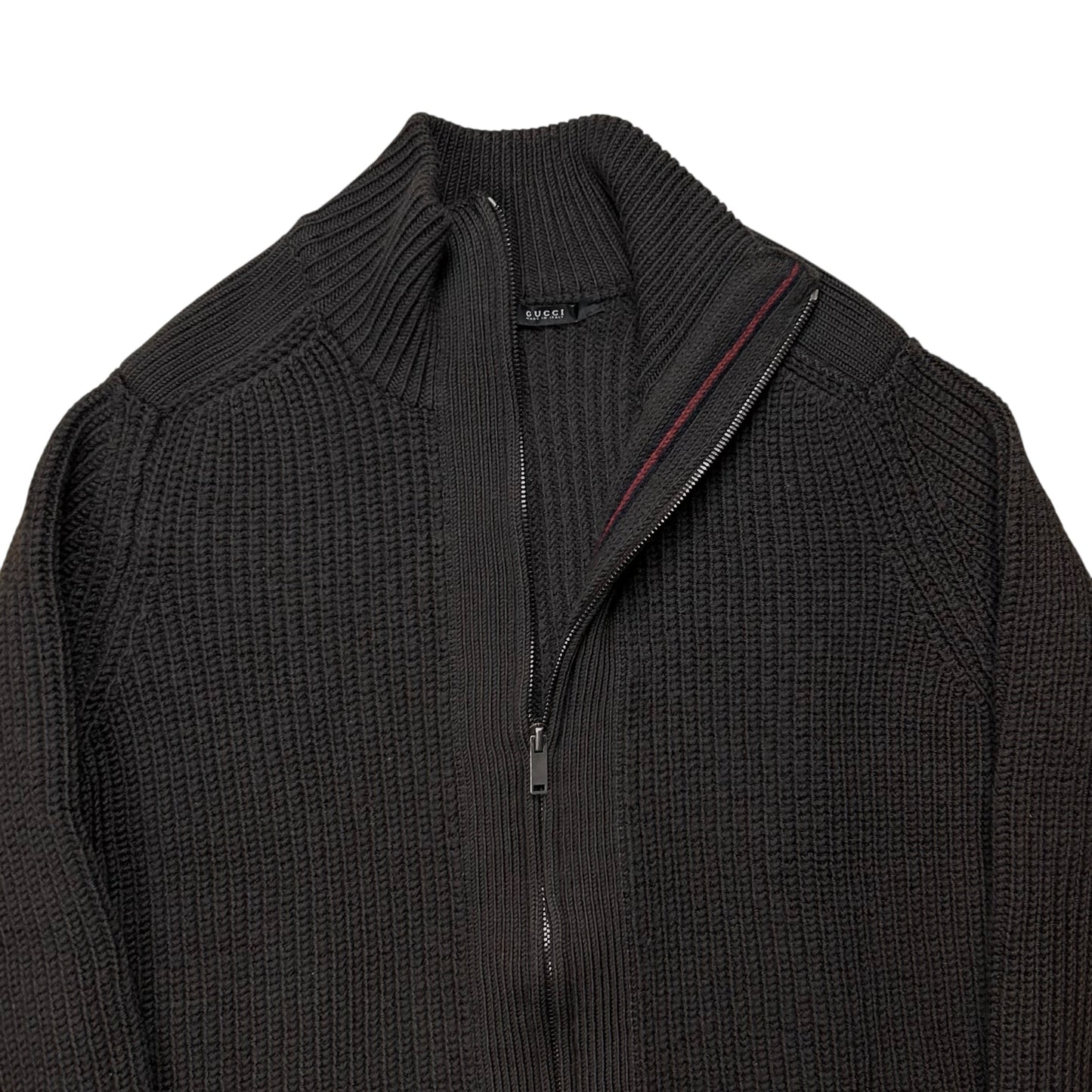 Gucci by Tom Ford Drivers Zip Knit Sweater