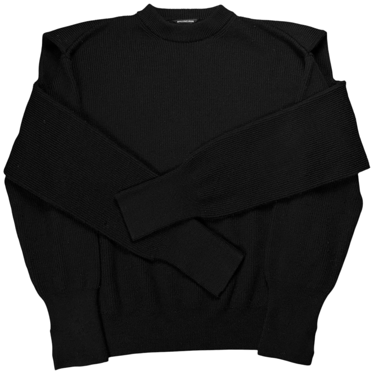 Balenciaga Double Sleeve Knit Sweater - AW20