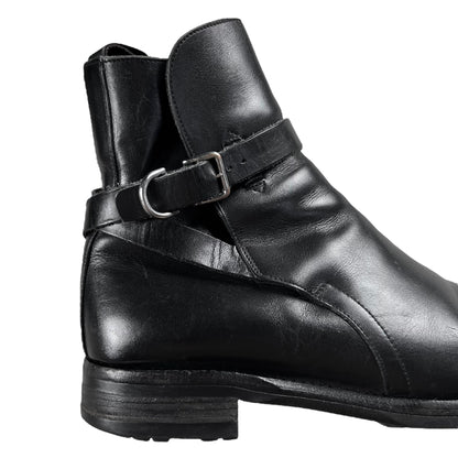 Prada Harness Strap Biker Boots