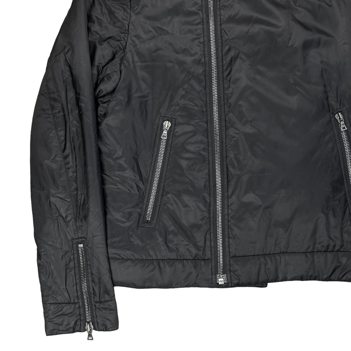 Prada Skewed Zip Flight Jacket - SS07