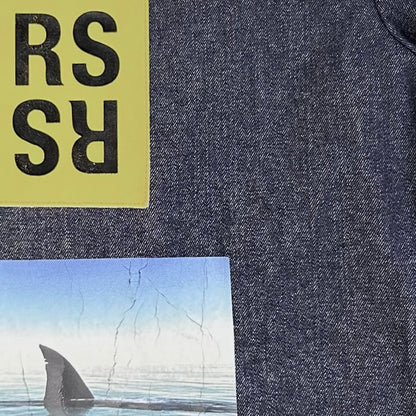 Raf Simons Shark Print RS Denim Shirt - SS15