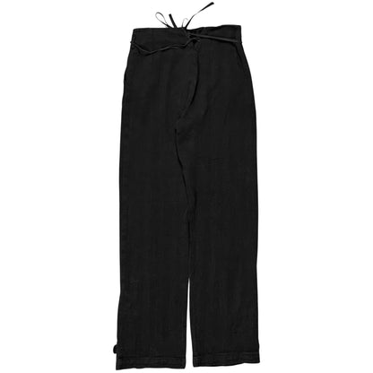 Ann Demeulemeester Waist String Button Hem Capri Shorts - 90s