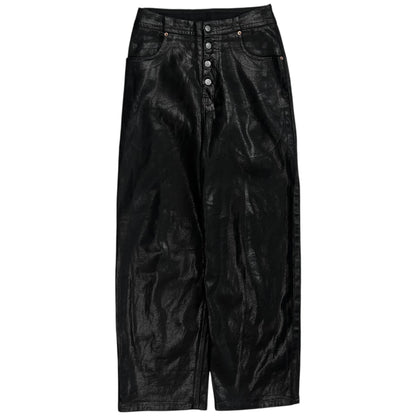 MM6 Maison Margiela Waxed Exposed Button Jeans - SS22