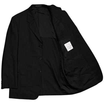 Yohji Yamamoto Costume D'Homme Boxy Pinstripe Sample Blazer - SS08