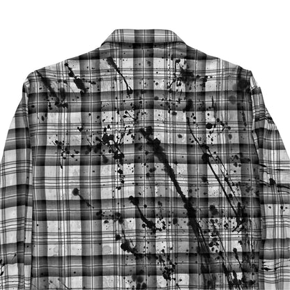 Kris Van Assche Paint Splatter Flannel Shirt - SS11