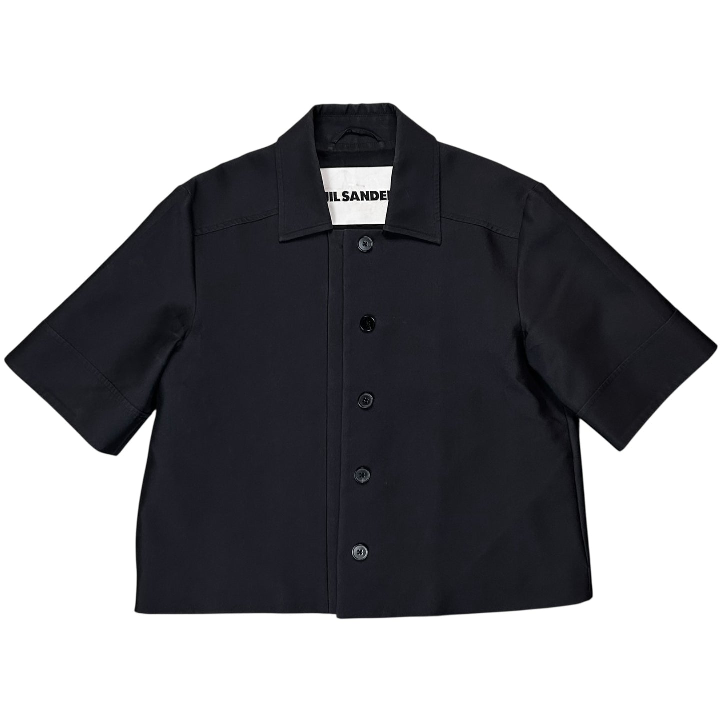 Jil Sander Cropped Silk Shirt Jacket - SS21