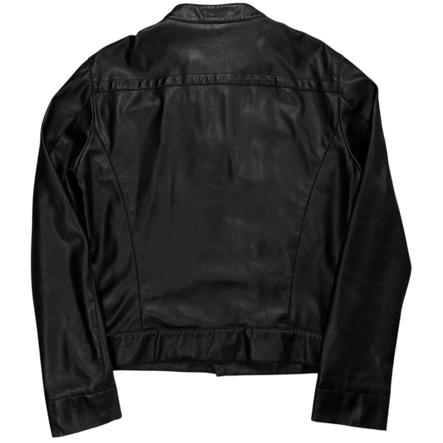 Dirk Bikkembergs Cropped Cafe Leather Jacket