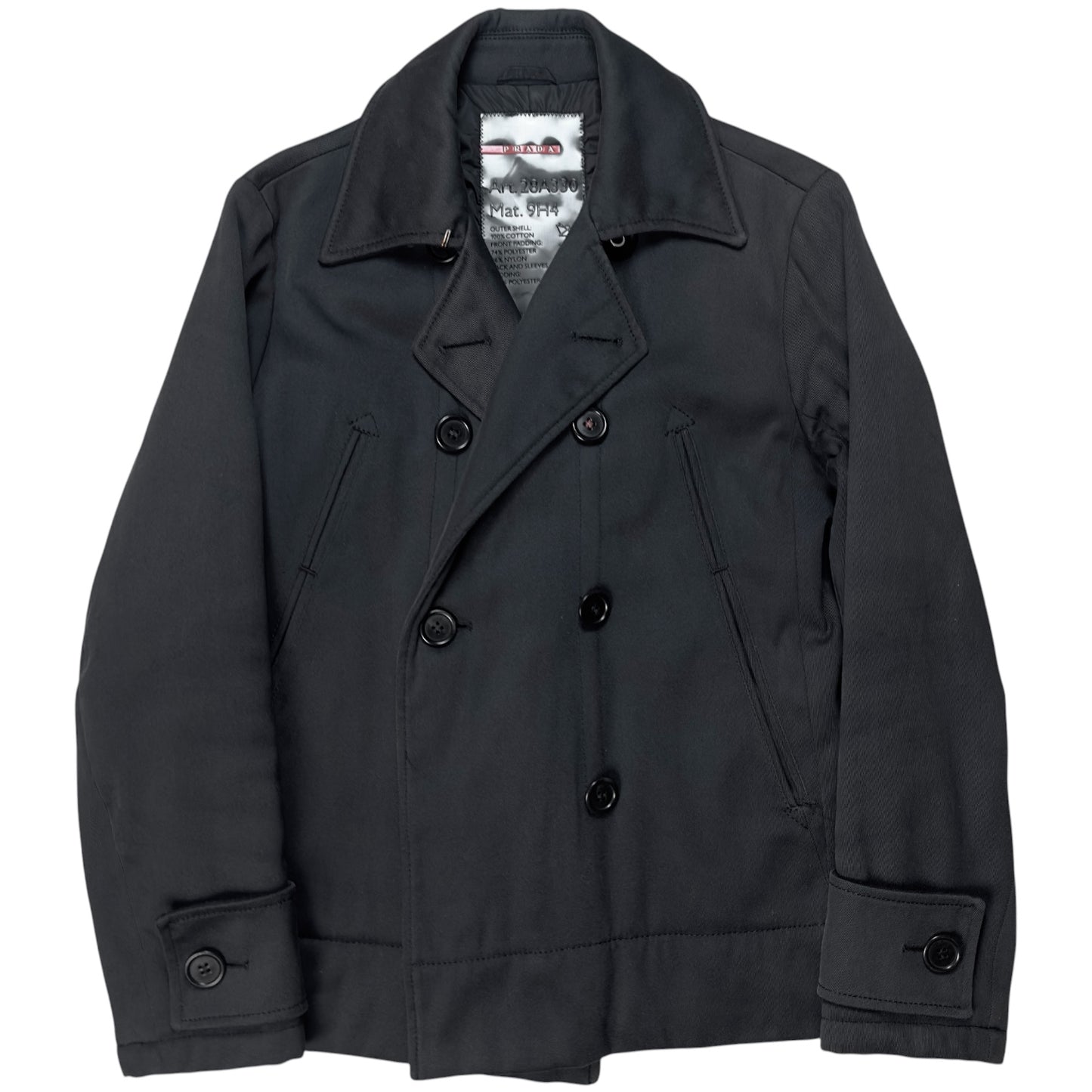 Prada Sleeve Strap Caban Jacket - 2000s