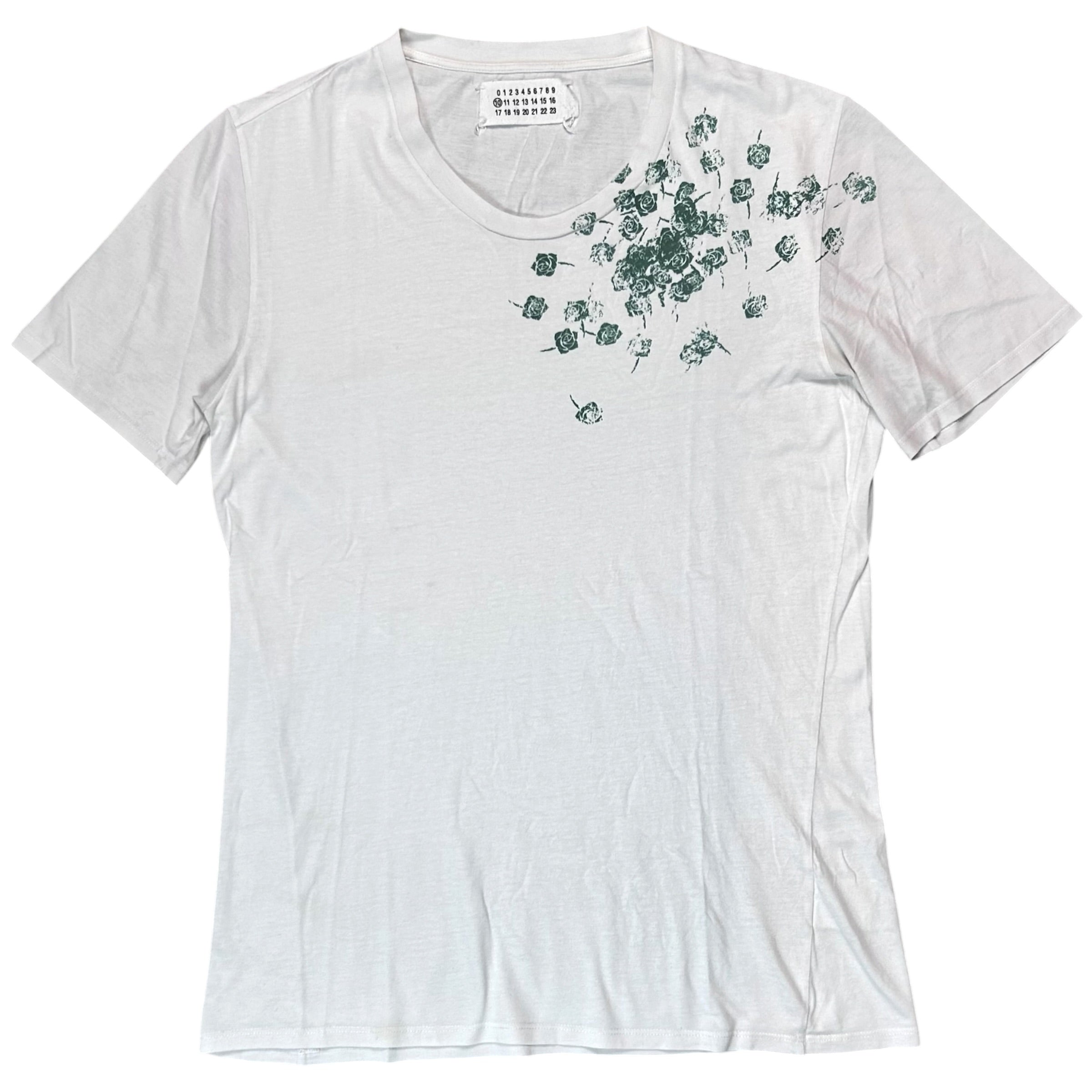 09SS Martin Margiela 10 Tシャツ Maison Martin Margiela Rose Print T-Shirt - SS10 – Vertical Rags