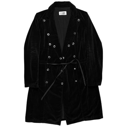 Maison Martin Margiela Ring Button String Velvet Coat - AW06