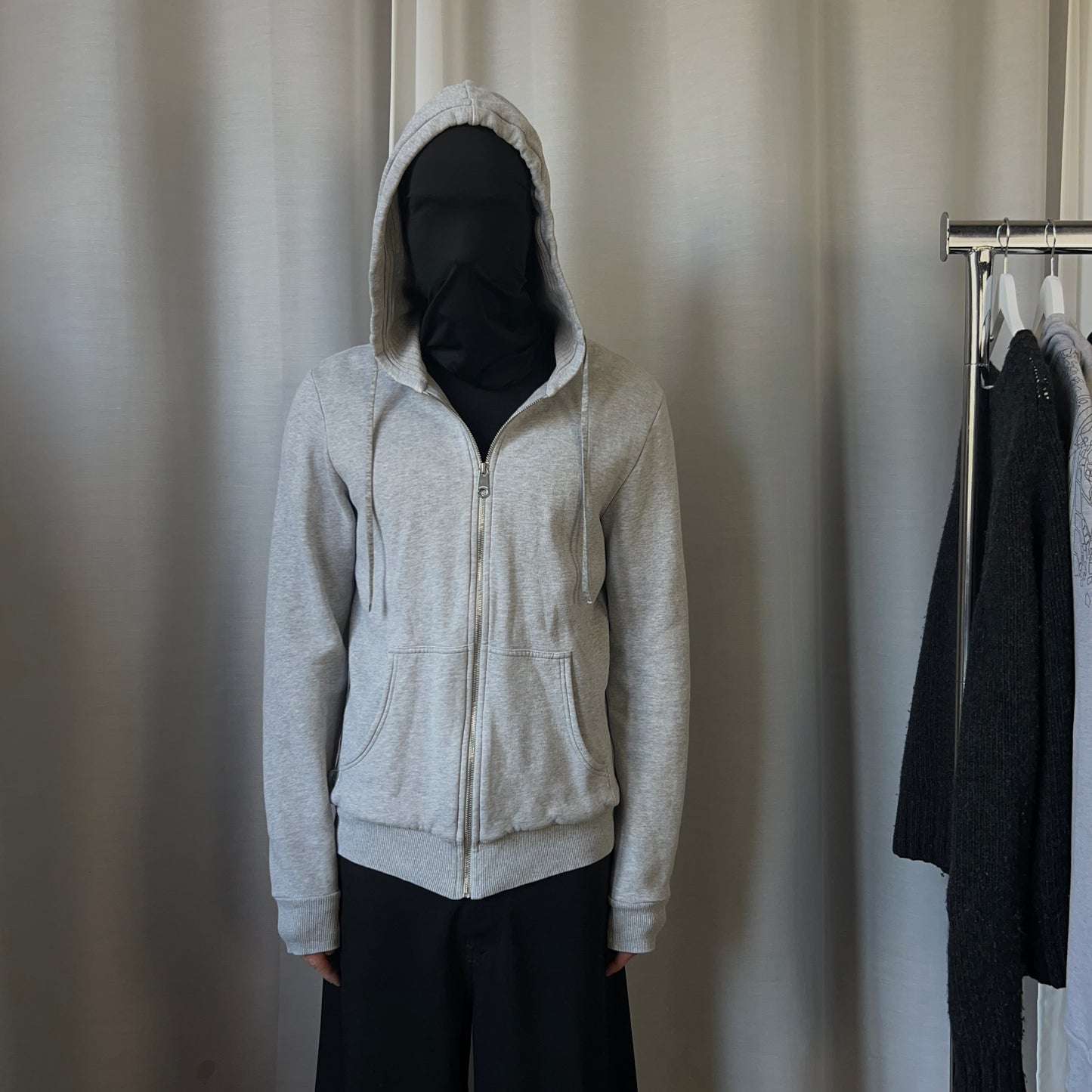 Dior Homme Rib Lined Zip Hoodie - SS01