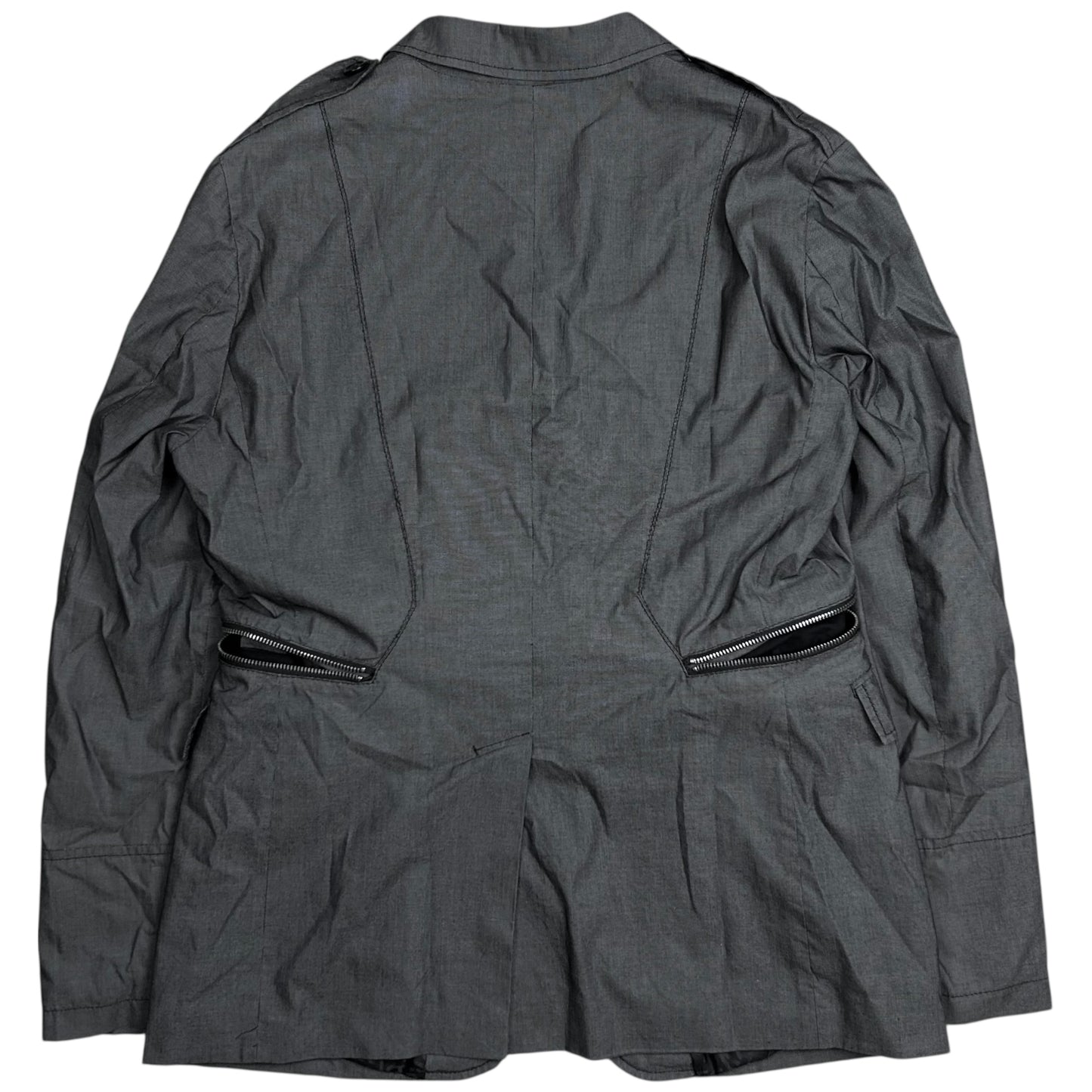 Dirk Bikkembergs Dual Zip Military Blazer