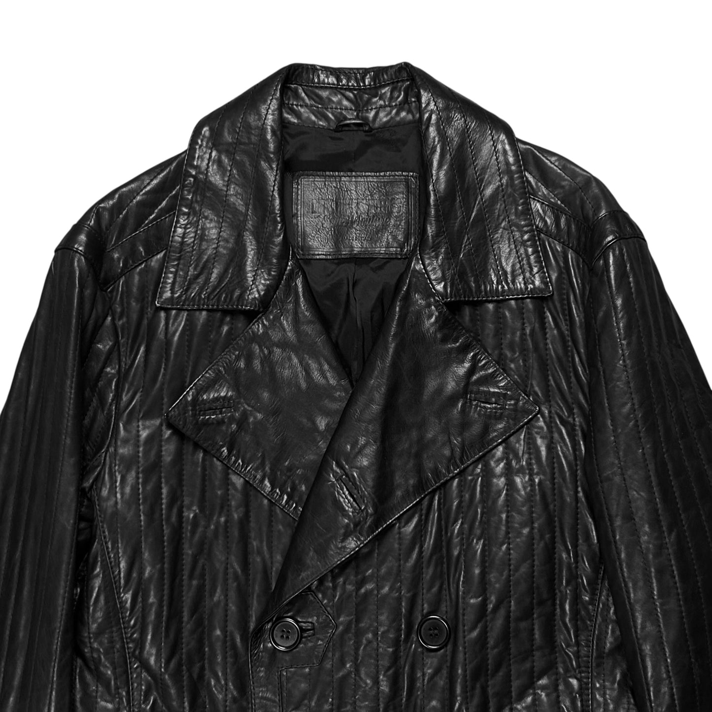 Dirk Bikkembergs Quilted Calf Leather Field Jacket