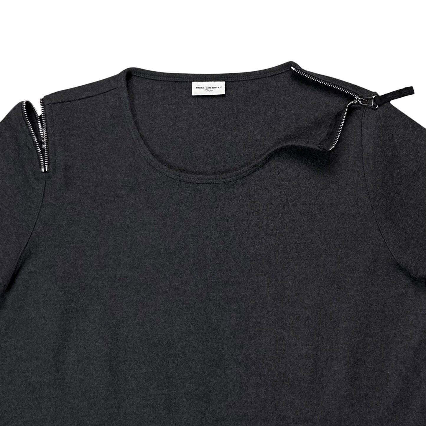 Dries Van Noten Multi Zip Wool T-Shirt - AW14