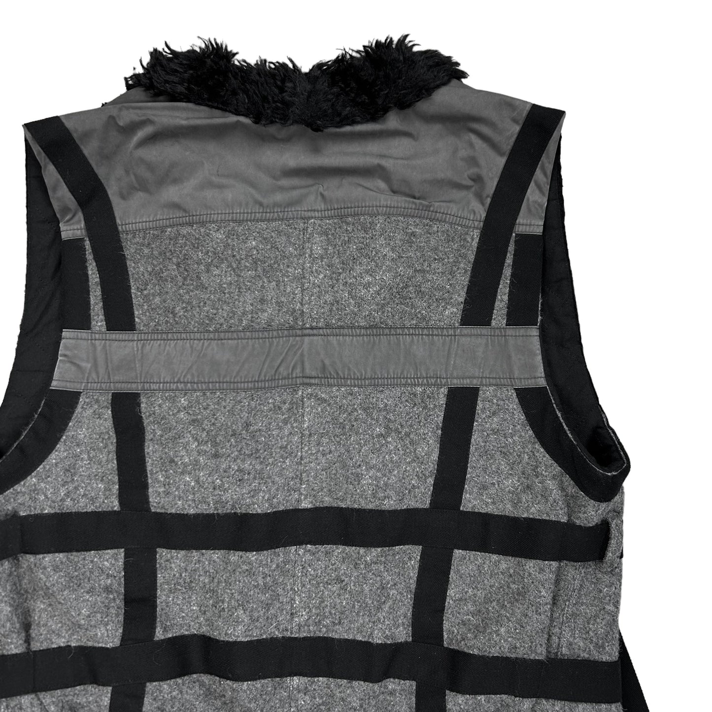 Dries Van Noten Bondge Strap Fur Vest - AW14