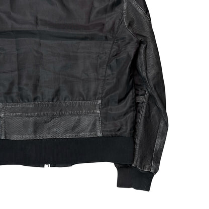 Dirk Bikkembergs Leather Applicated Utility Work Jacket