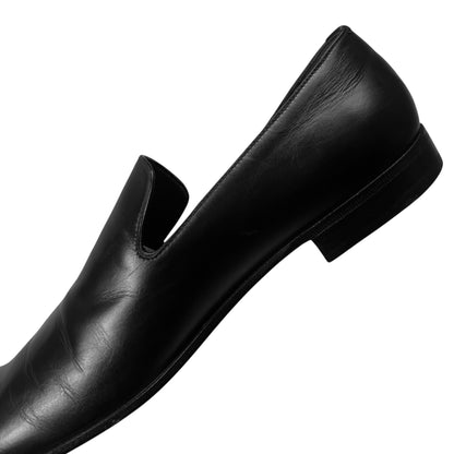 Prada Stealth Square Toe Loafers