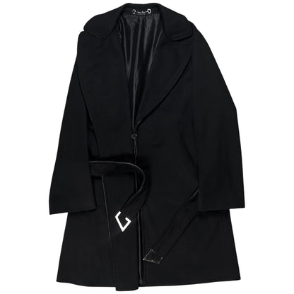 Gucci by Frida Giannini Leather Trimmed G-Belt Coat - AW10