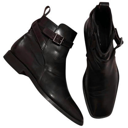 Prada Squared Jodhpur Strap Boots