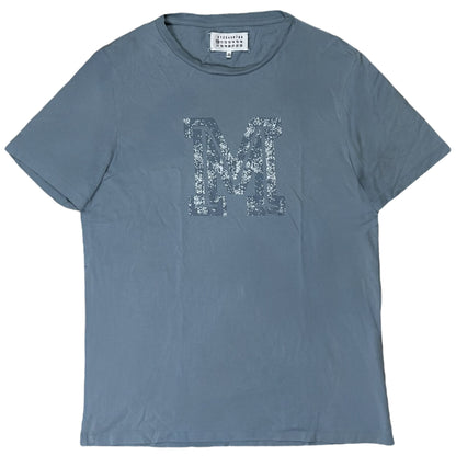 Maison Margiela Cracked Varisity M Print T-Shirt - SS17