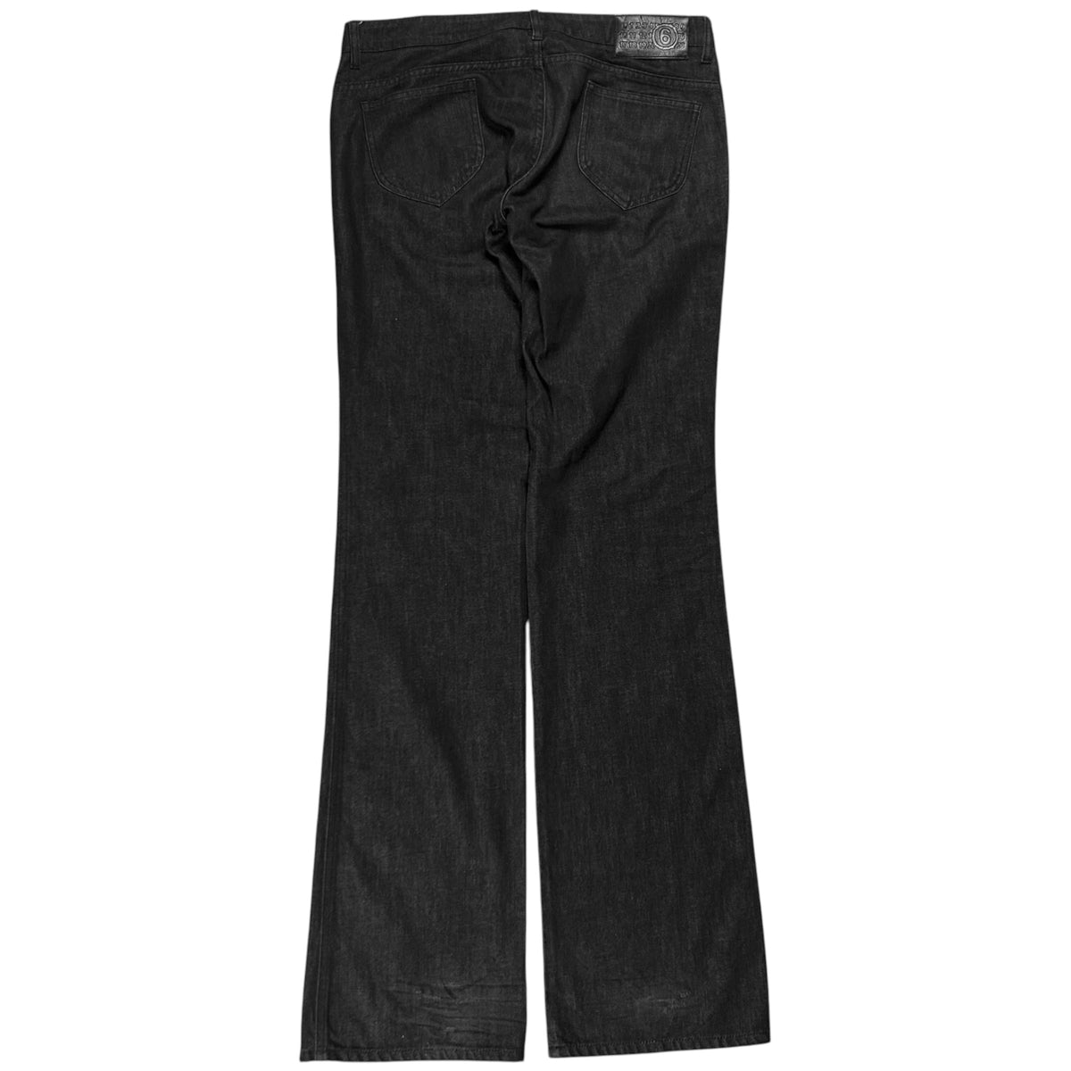 Maison Martin Margiela Flared Deconstructed Front Pocket Raw Jeans - AW06