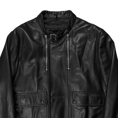 Dior Homme Navigate Leather Bomber Jacket - AW07