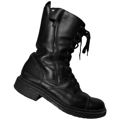 Dirk Bikkembergs Dual Tongue Zip Combat Boots