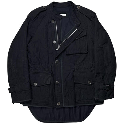 Dries Van Noten Quilted Military Field Jacket - AW08