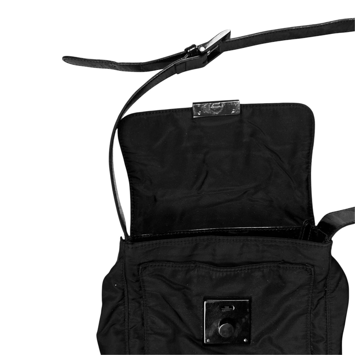 Jil Sander Nylon Push-Lock Bag - AW03
