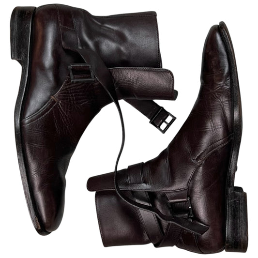 Gucci by Frida Giannini Jodhpur Strap Boots - 2010s