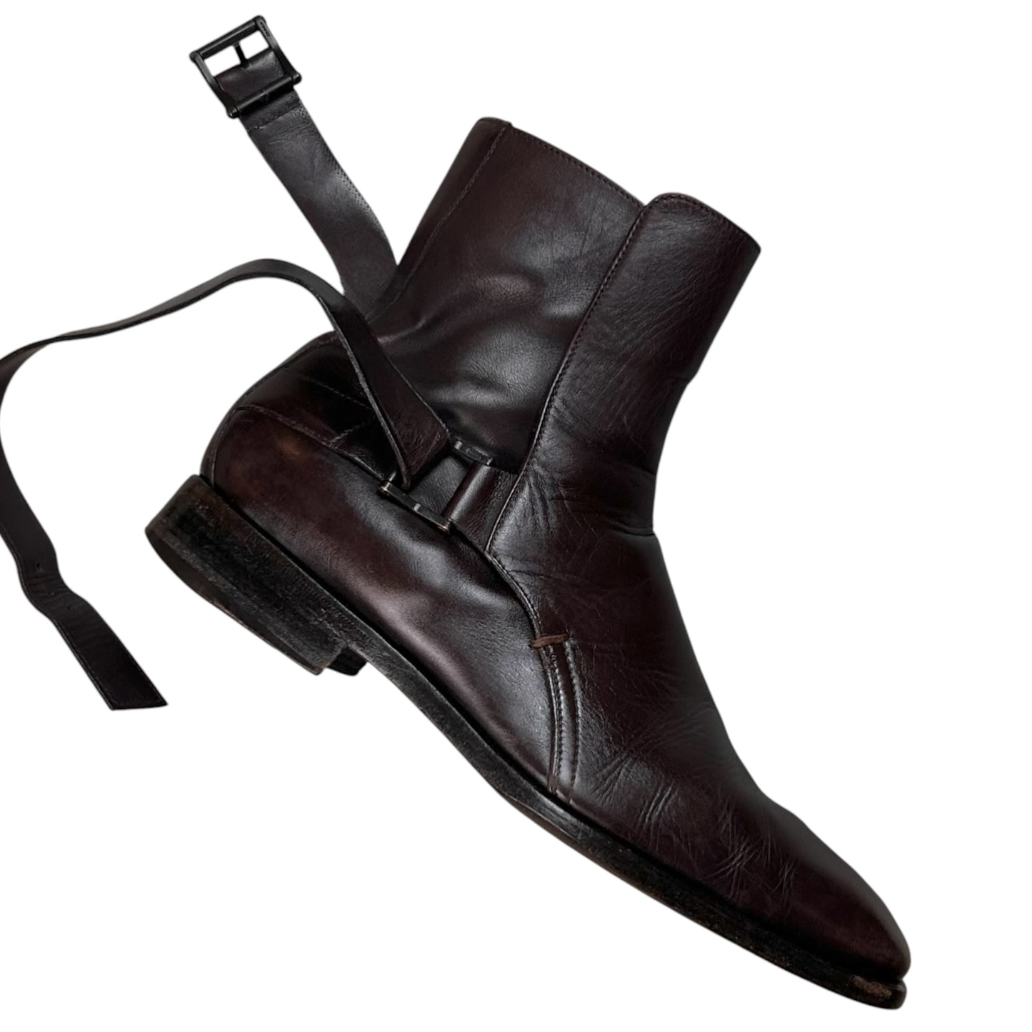 Gucci by Frida Giannini Jodhpur Strap Boots - 2010s