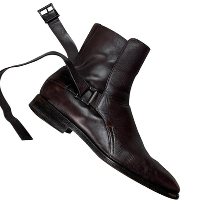 Gucci by Frida Giannini Jodhpur Strap Boots - 2010s
