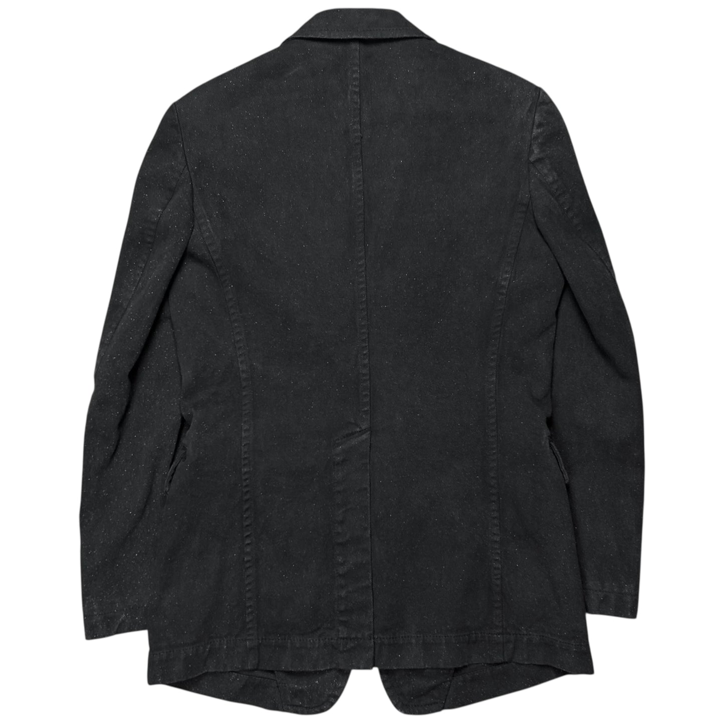 Y‘s by Yohji Yamamoto Sharp Speckled Denim Blazer