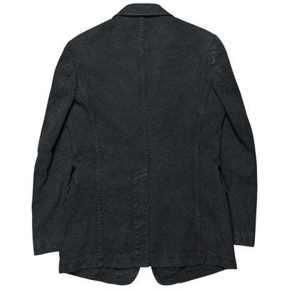 Y‘s by Yohji Yamamoto Sharp Speckled Denim Blazer