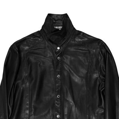 Dirk Bikkembergs Calf Leather Snap Shirt - SS10