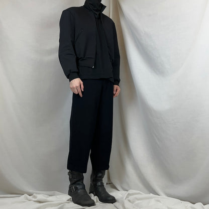 Comme des Garcons Tricot Cropped Waist Tab Wool Trousers
