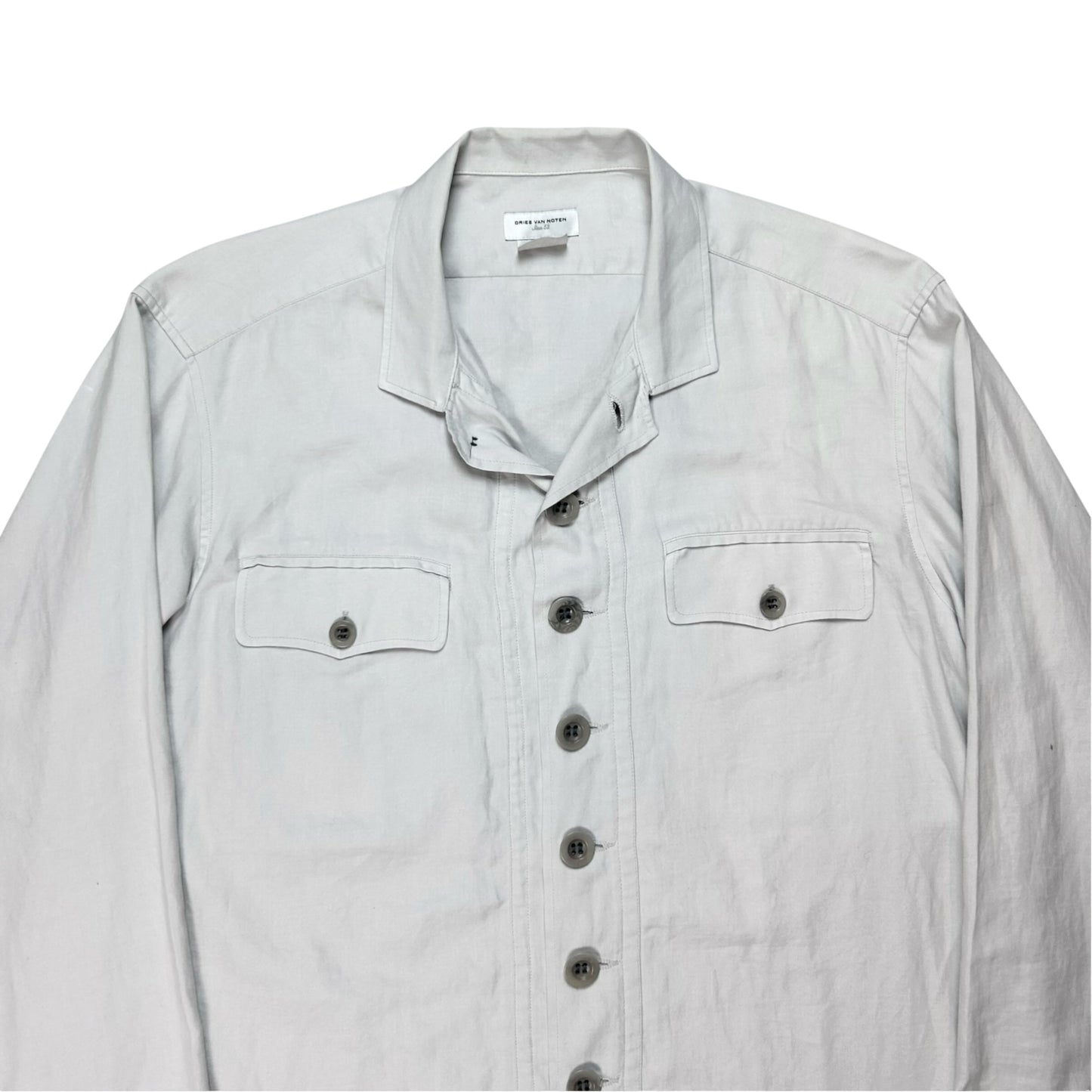 Dries Van Noten Saharienne Multi Button Shirt