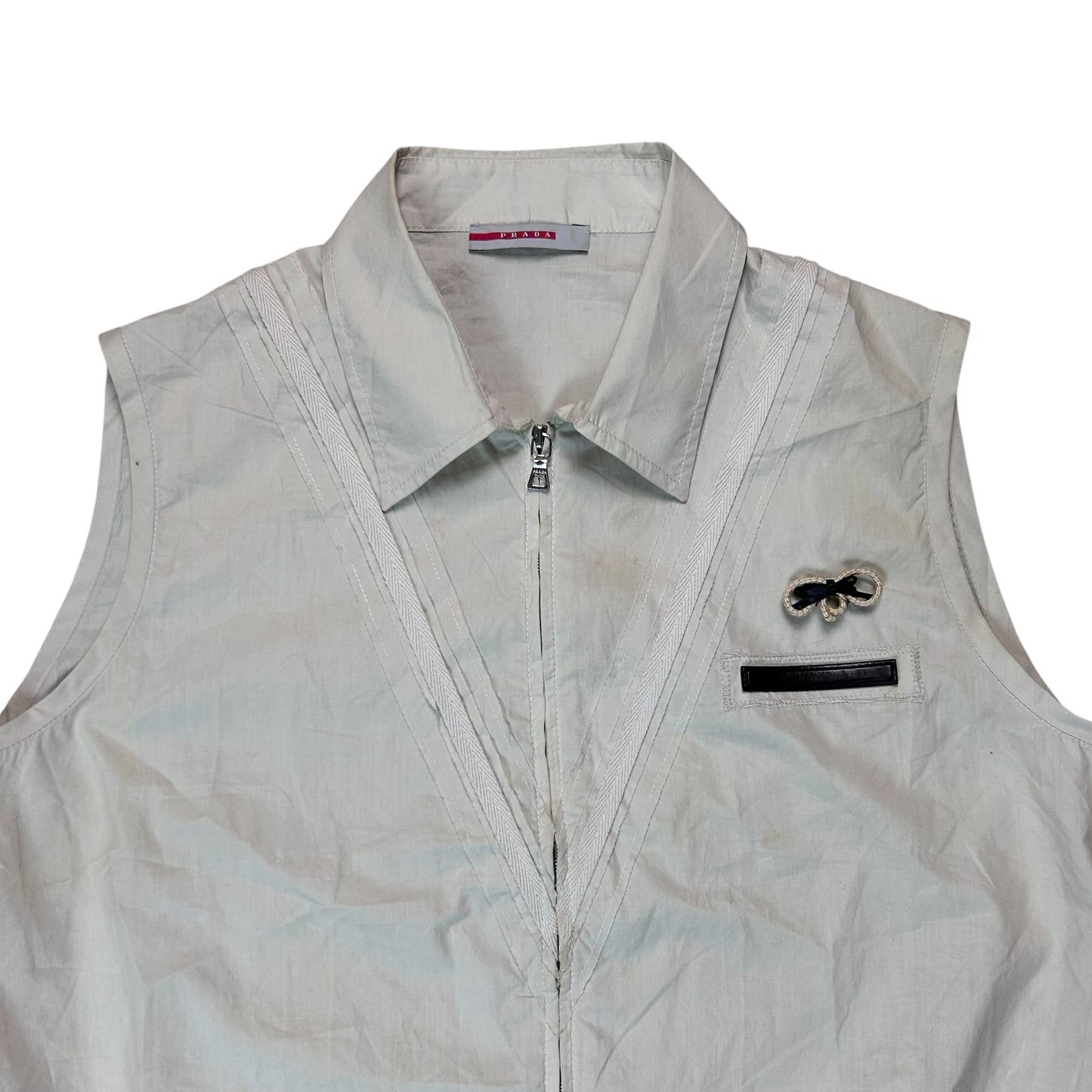 Prada Broche Blouson Vest - SS00