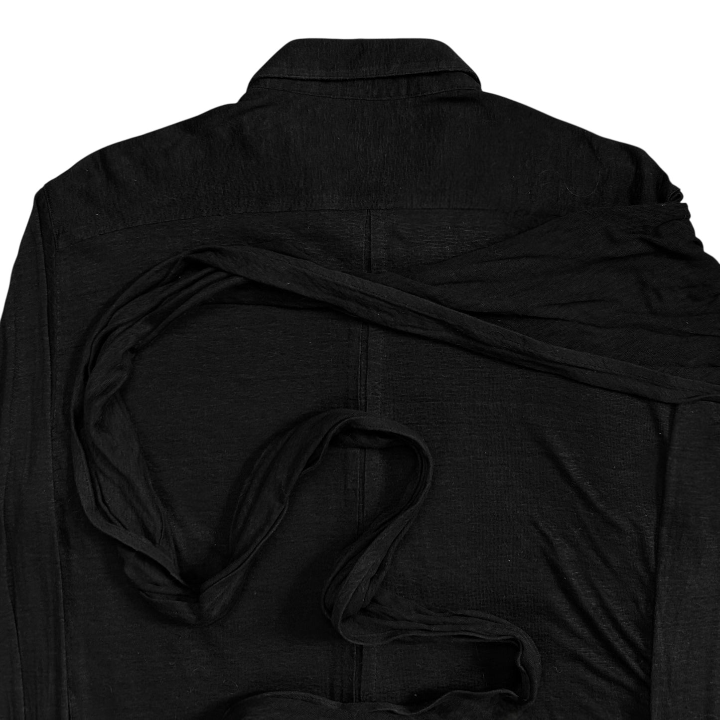 Kris Van Assche Asymmetric Wrap Layer Scarf Shirt