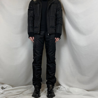 MM6 Maison Margiela Padded Patchwork Moto Pants - AW19