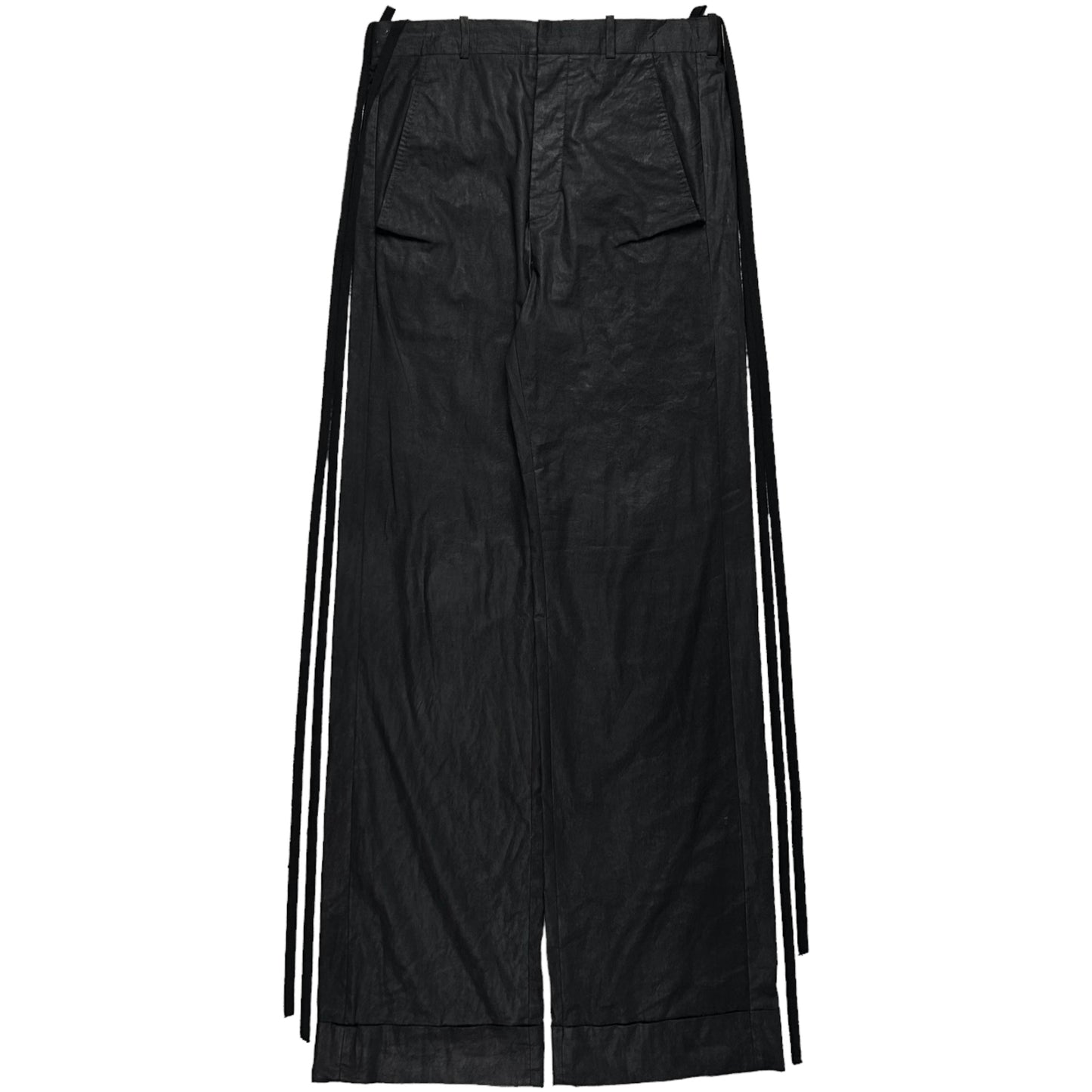 Ann Demeulemeester Waxed Bonne Sample Trousers - SS23