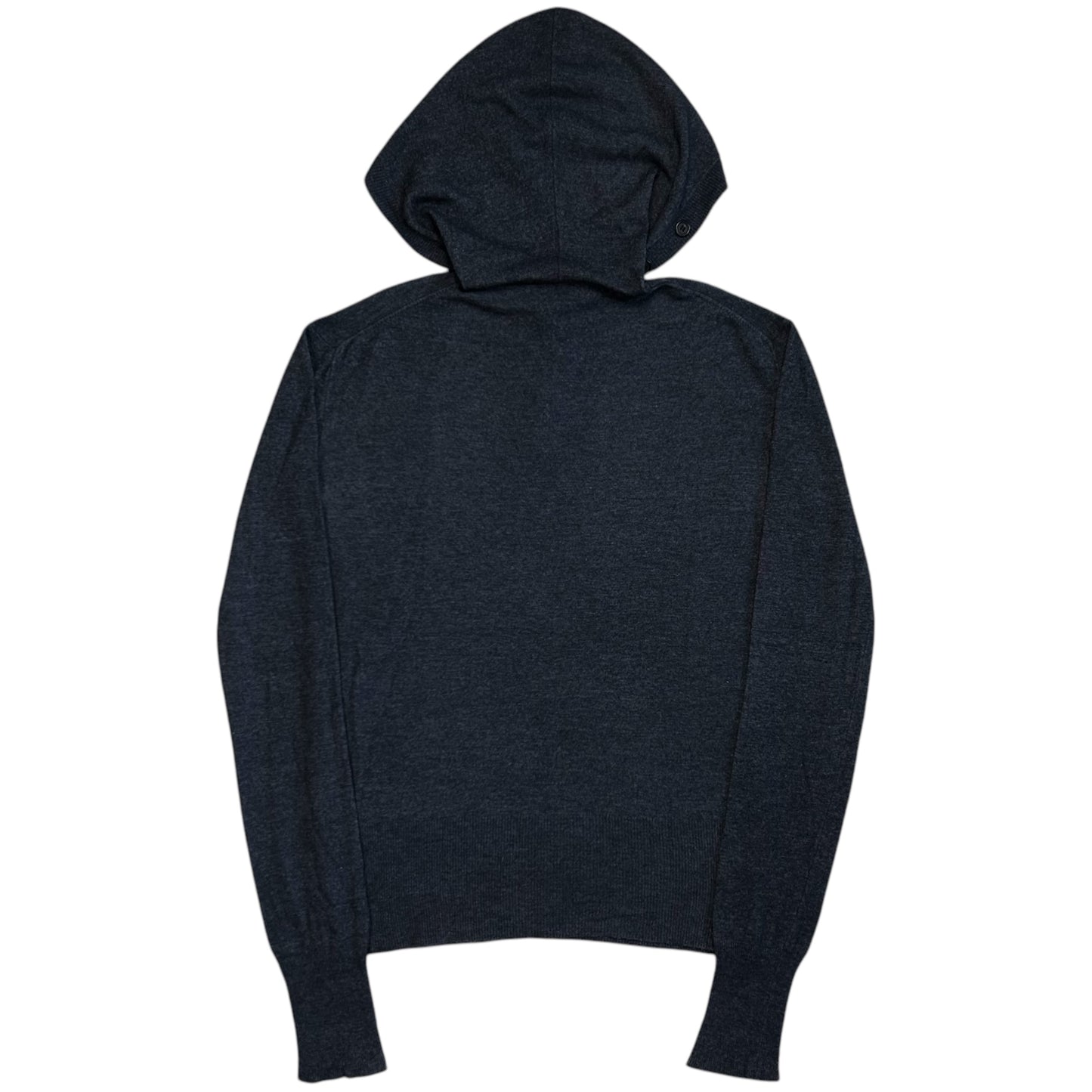 Ann Demeulemeester Buttoned Cashmere Hoodie