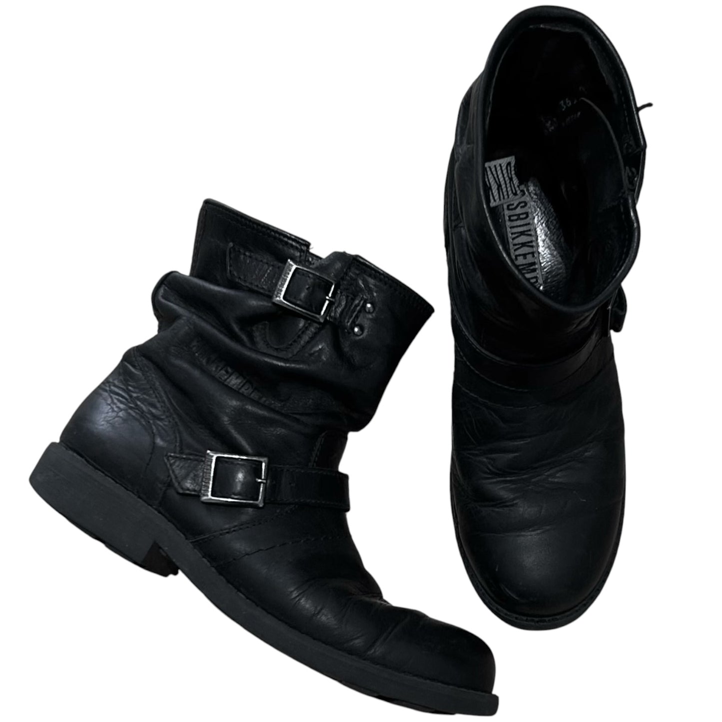 Dirk Bikkembergs Engineer Strap Slouch Boots