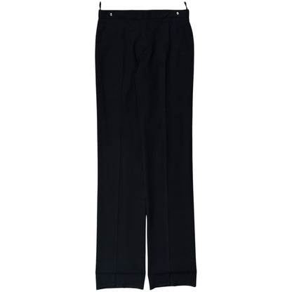 Gucci by Tom Ford Leather Waist Strap Trousers - 90s