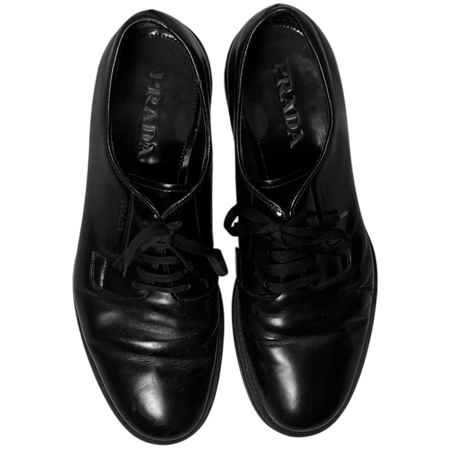 Prada Classic Spazzlato Derbies