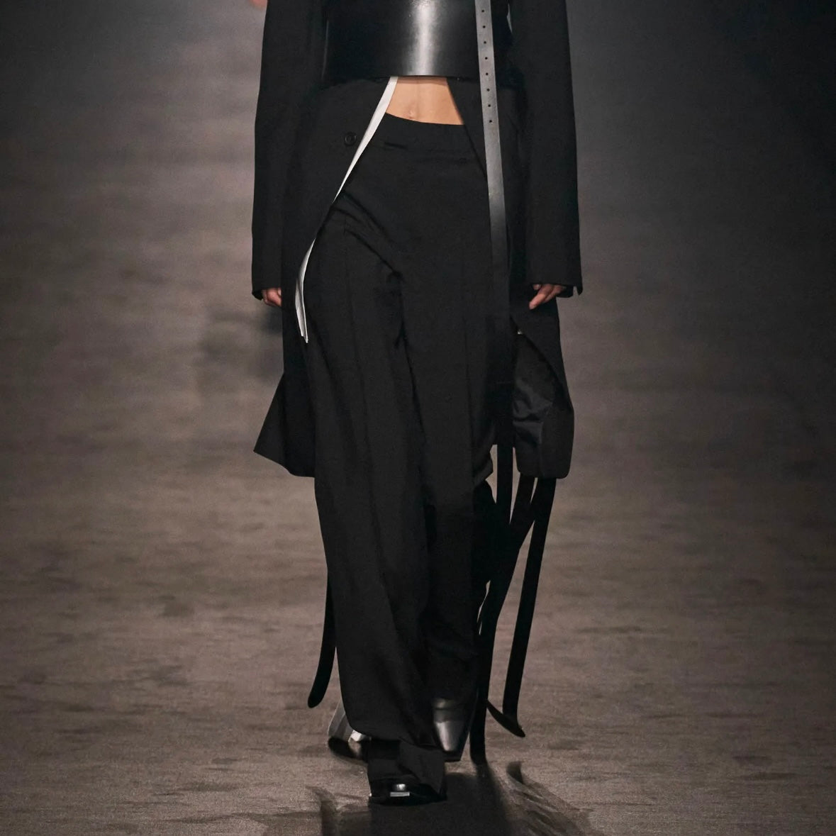 Ann Demeulemeester Maaike Flared Viscsoe Trousers - SS24