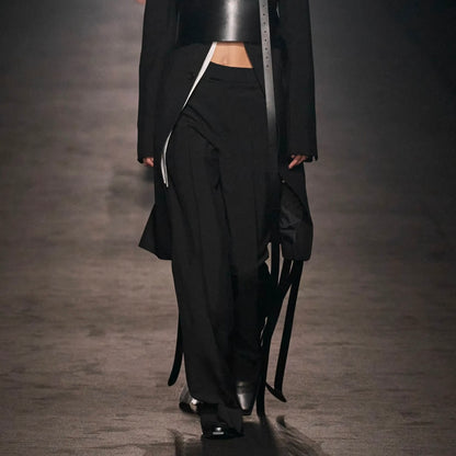 Ann Demeulemeester Maaike Flared Viscsoe Trousers - SS24